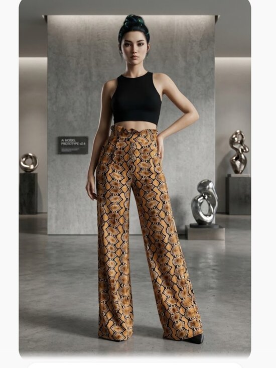 Band of Gypsies Pants - NWT Band Of Gypsies Snake Print  Pant Relax Fit Medium